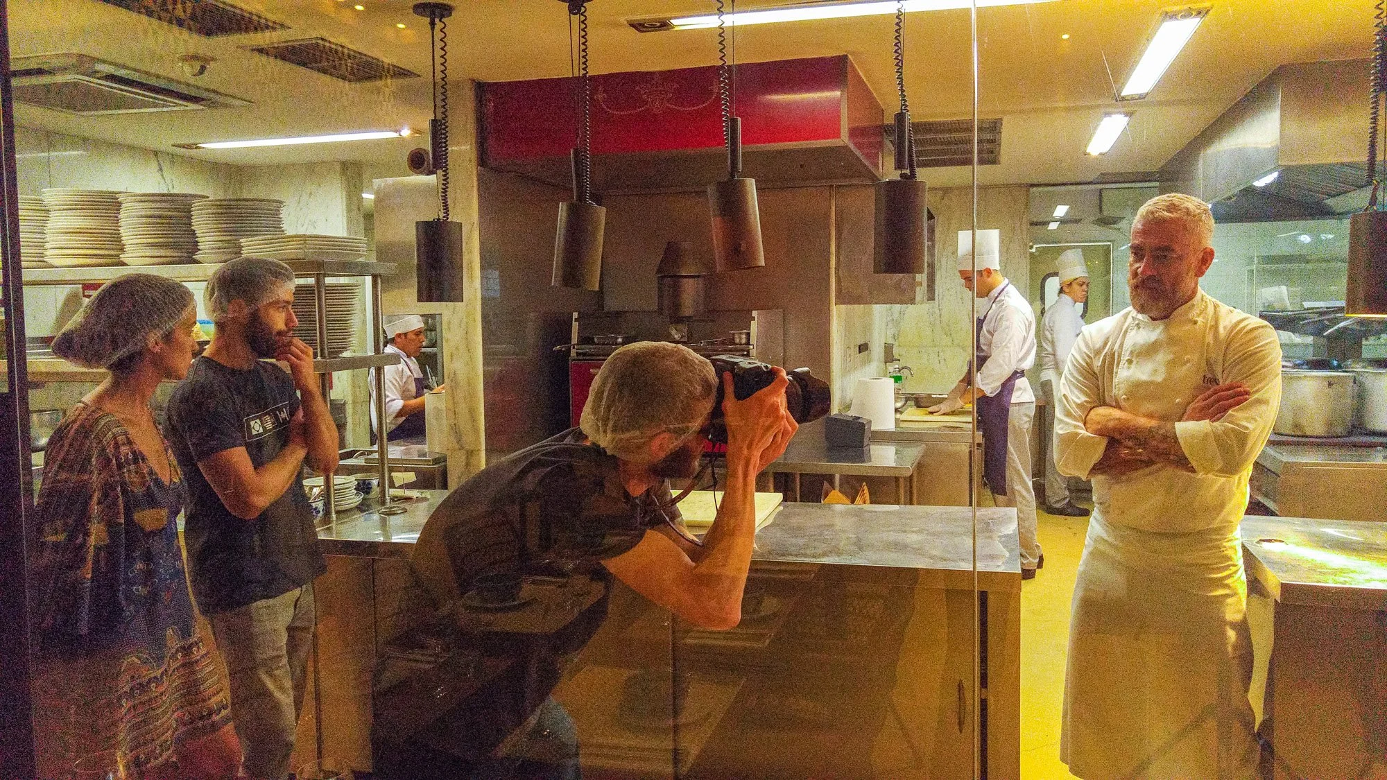 Jits Mag crew and chef Alex atala