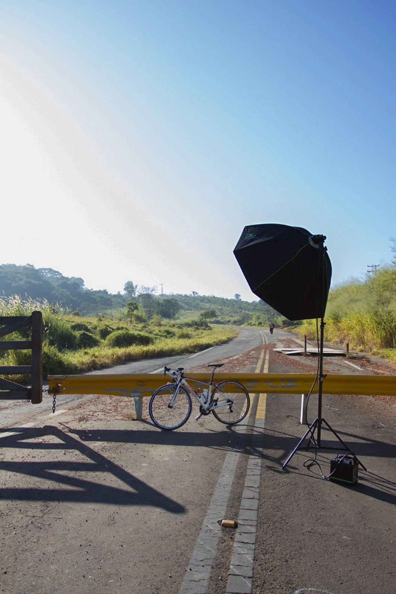 A nice light for a nice bike in a nice scenery