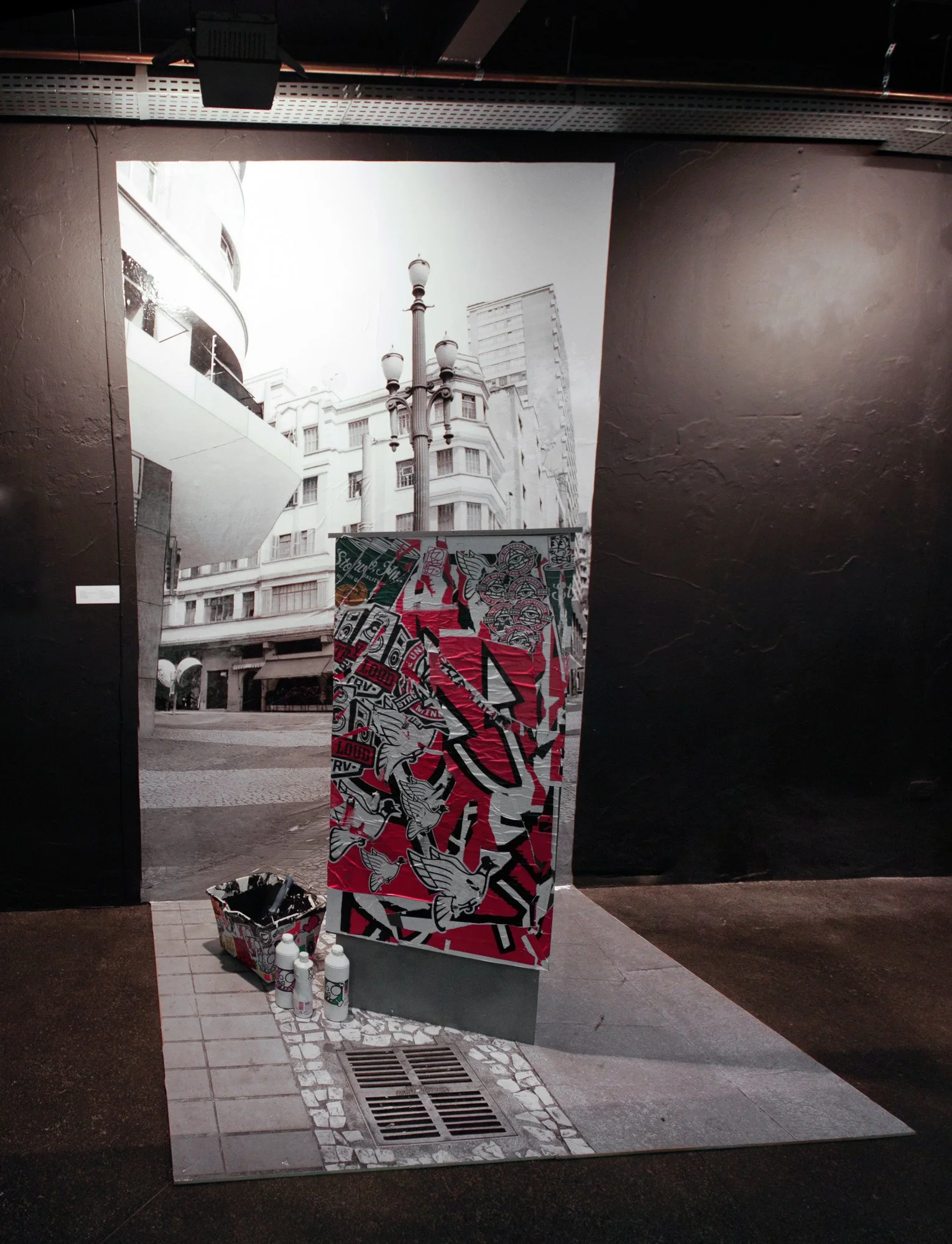 The scenario assembled at the exhibition