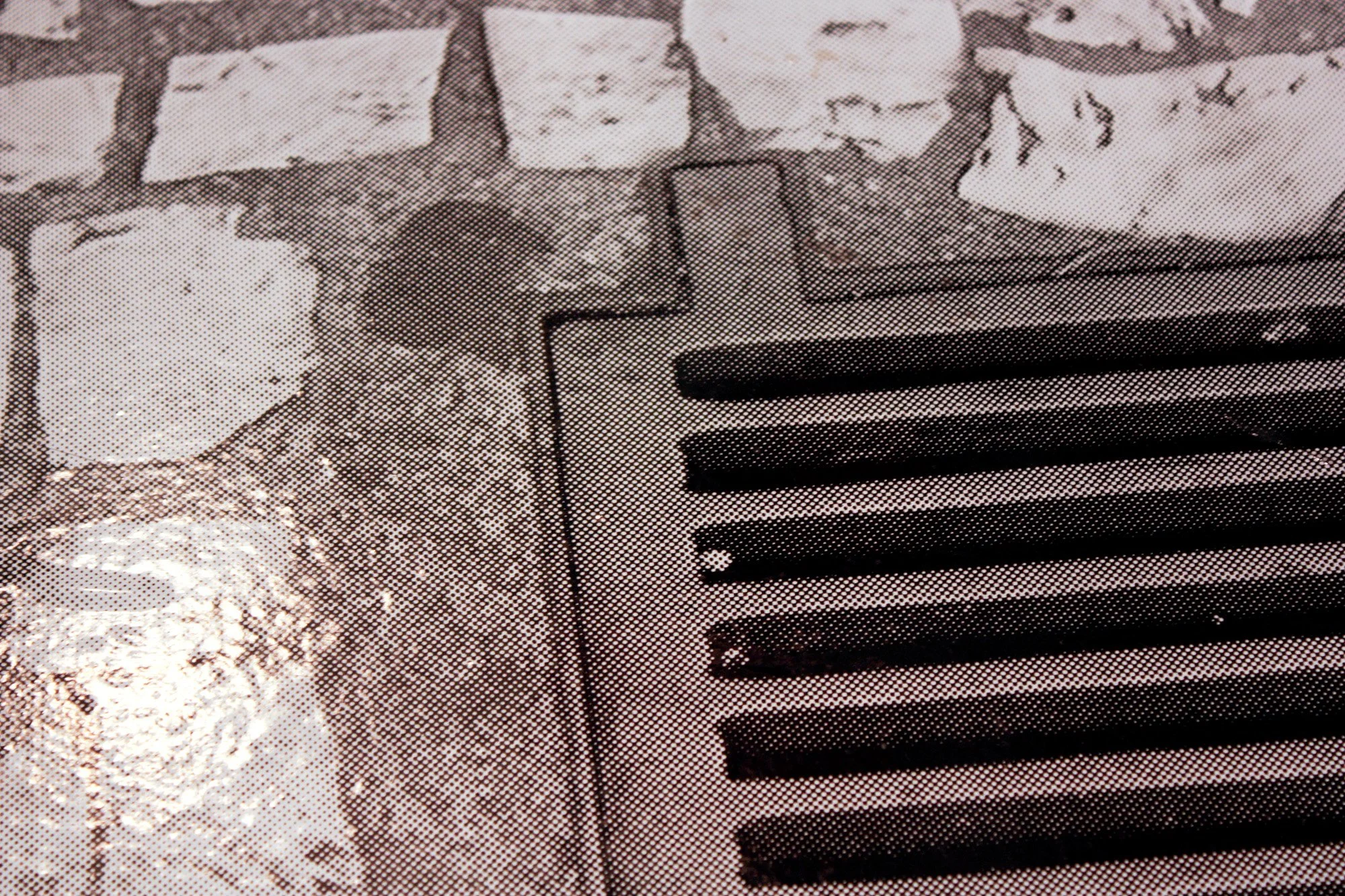 Details of the photo printed